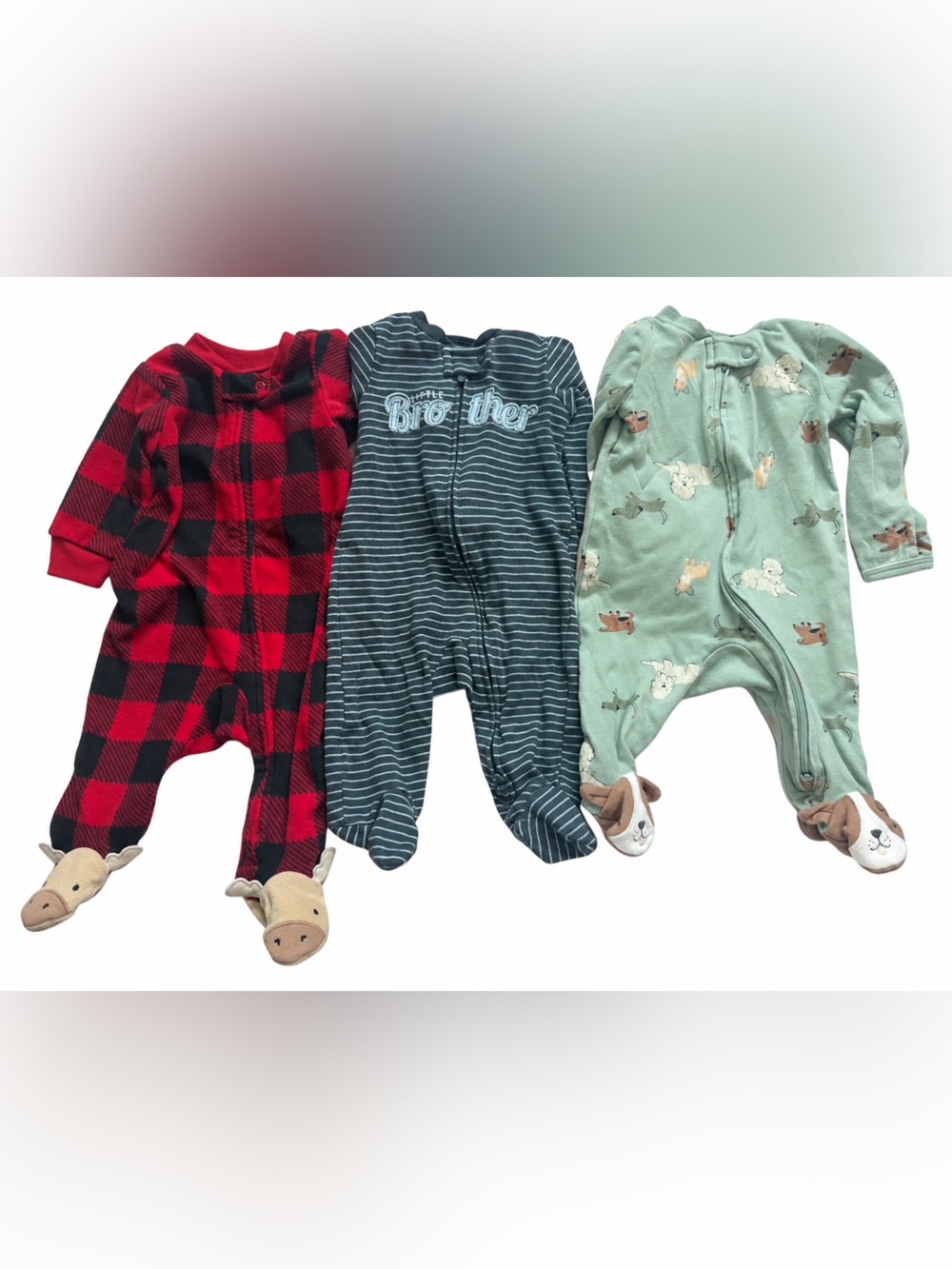 Carter’s Baby Boys 3M Footed Sleepers Bundle
